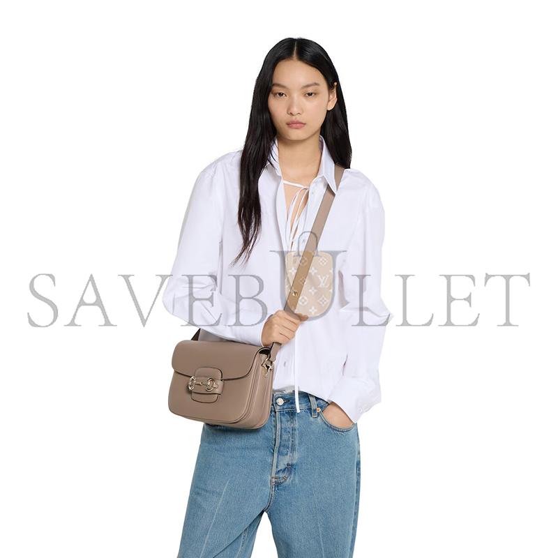 G*u*i horsebit 1955 soft medium shoulder bag ‎815178 aaefh 1523 (26*17.5*10cm)